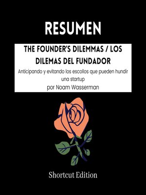 cover image of RESUMEN--The Founder's Dilemmas / Los dilemas del fundador